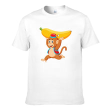 Load image into Gallery viewer, Monkey Playing Big Banana Men's Short Sleeve T-shirt