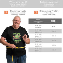 Load image into Gallery viewer, Strong In Me Cuteness Is Yoda Baby Big Size Men's T-shirt