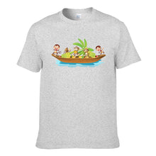 Load image into Gallery viewer, Monkey On Boat Move Banana Men's Short Sleeve T-shirt
