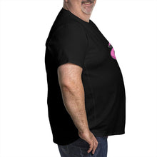 Load image into Gallery viewer, Flamingo Swims Around The Cat Big Size Men's T-shirt