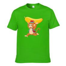Load image into Gallery viewer, Monkey Playing Big Banana Men's Short Sleeve T-shirt