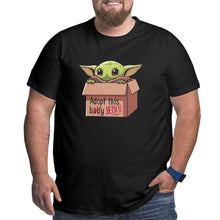 Load image into Gallery viewer, Star Wars Adopt This Yoda Baby Jedi Big Size Men's T-shirt