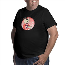 Load image into Gallery viewer, Kawaii Cat Girl Chef With Noodles Big Size Men's T-shirt