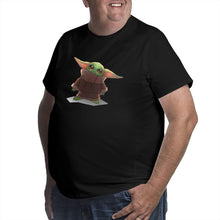 Load image into Gallery viewer, Yoda Baby Staring At You Big Size Men's T-shirt