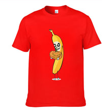 Load image into Gallery viewer, Cartoon Skull Halloween Banana Men's Short Sleeve T-shirt