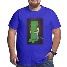 Load image into Gallery viewer, Minecraft Embrace Creeper Big Size Men's T-shirt