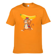 Load image into Gallery viewer, Monkey Playing Big Banana Men's Short Sleeve T-shirt