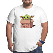 Load image into Gallery viewer, Star Wars Adopt This Yoda Baby Jedi Big Size Men's T-shirt