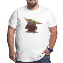 Load image into Gallery viewer, Yoda Baby Staring At You Big Size Men's T-shirt