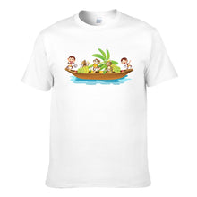 Load image into Gallery viewer, Monkey On Boat Move Banana Men's Short Sleeve T-shirt