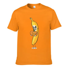 Load image into Gallery viewer, Cartoon Skull Halloween Banana Men's Short Sleeve T-shirt
