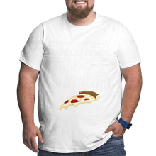 Load image into Gallery viewer, More Like Fitness Whole Pizza In My Mouth Big Size Men's T-shirt