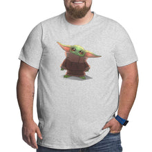 Load image into Gallery viewer, Yoda Baby Staring At You Big Size Men's T-shirt