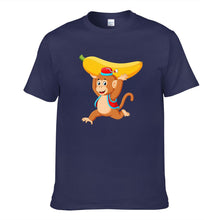 Load image into Gallery viewer, Monkey Playing Big Banana Men's Short Sleeve T-shirt