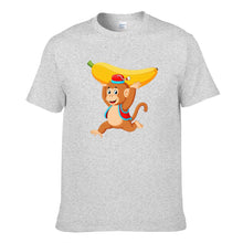 Load image into Gallery viewer, Monkey Playing Big Banana Men's Short Sleeve T-shirt