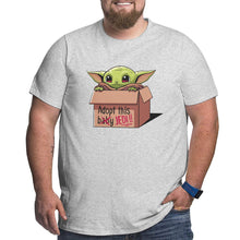 Load image into Gallery viewer, Star Wars Adopt This Yoda Baby Jedi Big Size Men's T-shirt