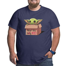 Load image into Gallery viewer, Star Wars Adopt This Yoda Baby Jedi Big Size Men's T-shirt