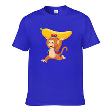Load image into Gallery viewer, Monkey Playing Big Banana Men's Short Sleeve T-shirt