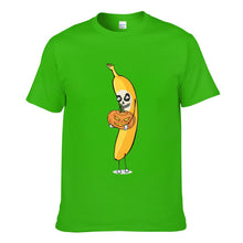 Load image into Gallery viewer, Cartoon Skull Halloween Banana Men's Short Sleeve T-shirt