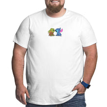 Load image into Gallery viewer, Kawaii Yoda Baby Stitch Big Size Men's T-shirt