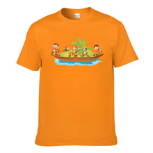 Load image into Gallery viewer, Monkey On Boat Move Banana Men's Short Sleeve T-shirt