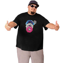 Load image into Gallery viewer, Cat Donuts Queue Big Size Men's T-shirt