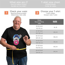 Load image into Gallery viewer, Cat Donuts Queue Big Size Men's T-shirt