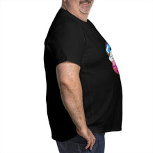 Load image into Gallery viewer, Cat Donuts Queue Big Size Men's T-shirt