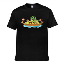 Load image into Gallery viewer, Monkey On Boat Move Banana Men's Short Sleeve T-shirt
