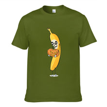 Load image into Gallery viewer, Cartoon Skull Halloween Banana Men's Short Sleeve T-shirt