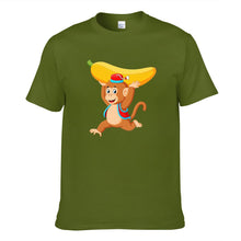 Load image into Gallery viewer, Monkey Playing Big Banana Men's Short Sleeve T-shirt