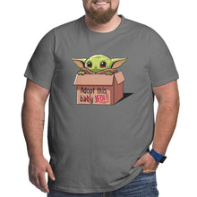 Load image into Gallery viewer, Star Wars Adopt This Yoda Baby Jedi Big Size Men's T-shirt