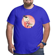 Load image into Gallery viewer, Kawaii Cat Girl Chef With Noodles Big Size Men's T-shirt