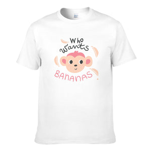 Monkey Who Wants Banana Men's Short Sleeve T-shirt