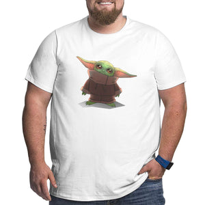 Yoda Baby Staring At You Big Size Men's T-shirt