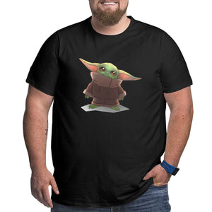 Yoda Baby Staring At You Big Size Men's T-shirt
