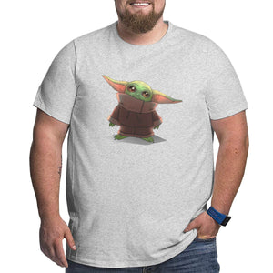 Yoda Baby Staring At You Big Size Men's T-shirt