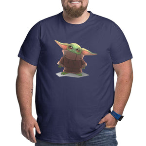Yoda Baby Staring At You Big Size Men's T-shirt