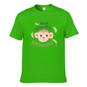 Monkey Who Wants Banana Men's Short Sleeve T-shirt