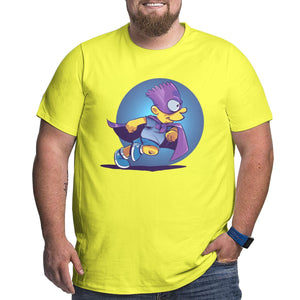 The Simpsons Bartman Big Size Men's T-shirt