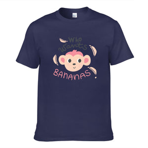 Monkey Who Wants Banana Men's Short Sleeve T-shirt