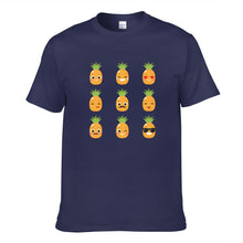 Load image into Gallery viewer, Orange Cartoon Pineapple Men&#39;s Short Sleeve T-shirt
